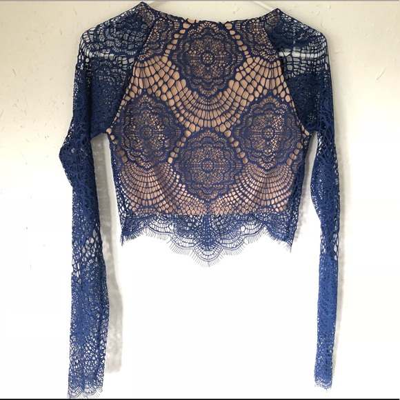 NWOT For Love and Lemons Grace Set Lace Top Skirt - Picture 2 of 7